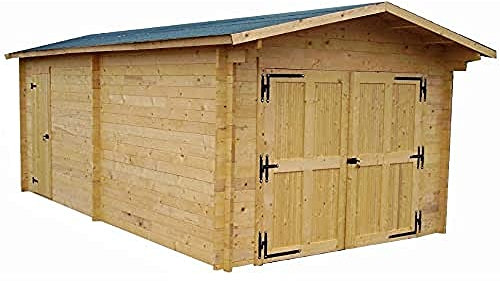 Habrita Foresta Habrita - Garage madriers massifs 42 mm Surface ext. 24,23 m2 - VE3562