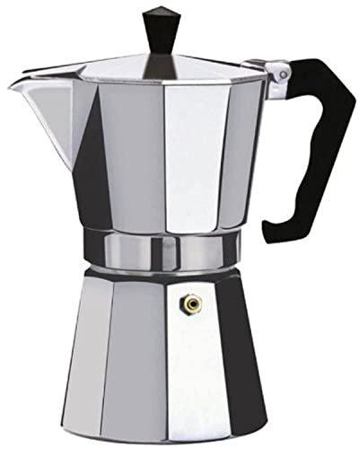 Kabalo 350ml (6-cup) Espresso Stove Top Coffee Maker - Continental Moka Percolator Pot Aluminium