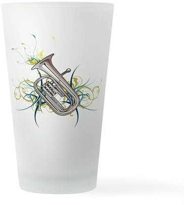 CafePress Confetti Baritone Pint Glass Pint Glass, 16 oz. Drinking Glass