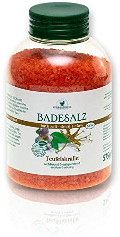 Sali da Bagno all' Artiglio del Diavolo - 1 x 575 g - Reidrata e Rigenera la Pelle - Sale per Bagno e Cura Personale