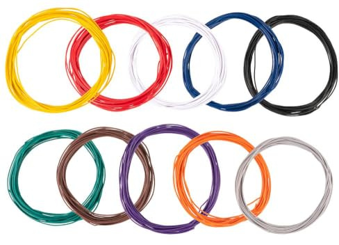 Litzensortiment 0,04 mm², 10 Farben à 10 m