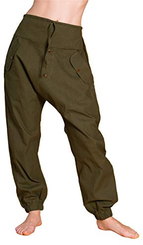 PANASIAM Yogipants 03, cotton, olivegreen L