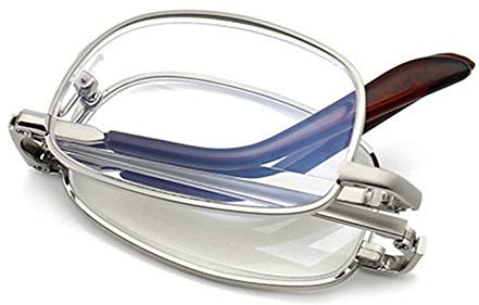 Reading glasses Metall-Anti-Blaulicht-Anti-Ermüdungsbeschichtung HD-Lesebrille, Faltbare tragbare Lesebrille, komfortable Lesebrille für ältere Menschen