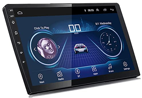 10 Pouces Android 8.1 Universel autoradio Double Din Android autoradio Lecteur GPS Navigation WiFi Bluetooth MP5 Lecteur