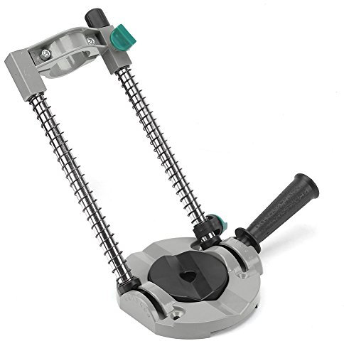 Luqeeg Support de perceuse à Angle réglable, Support de perceuse, Fixation de Guide de Support de positionnement d'angle réglable à 45 degrés pour Accessoire de perceuse électrique de Forage