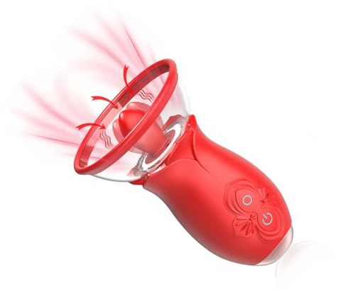 ZWFUN Brustwarzensauger Brust Pumpe mit 10 Vibrationsmodi zum Zungenlecken 3 Saugmodi Brustmassagegerät Weibliches Masturbationsgerät Sex Spielzeug für die Frau Paare Nippel Vibrator Lecken