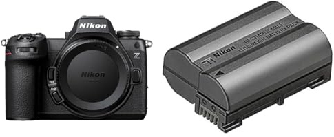 Nikon Hybride Z6III, boitier Nu, Plein Format 24,5 MP, vidéo 6K, jusqu'à 120 i/s, écran Tactile et orientable + Batterie Rechargeable Haute capacité Lithium-ION EN-EL15c