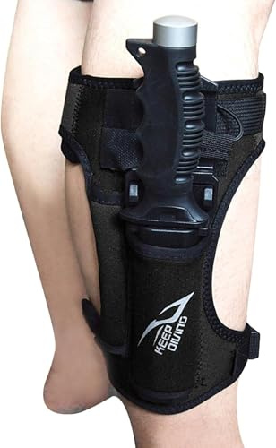 Scuba Blade Case - Scuba Blade Shell, Diving Cut Case | Scuba Blad Game Strap, Diving Fast Blade Slide Shell-fodral, Benbladrem (svart