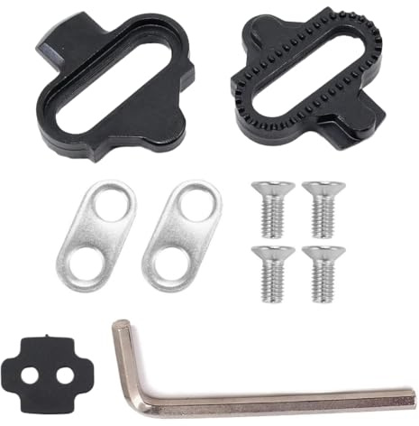 EIHI Bike Cleats, Fahrrad Schuhplattenset, Spd Cleats,Bike Pedal Cleats, Fahrrad-Stollen Pedalplatten Fahrradzubehör Set für Shimano SPD Sl Cleats SM-SH51Spinning, Indoor-Radfahren