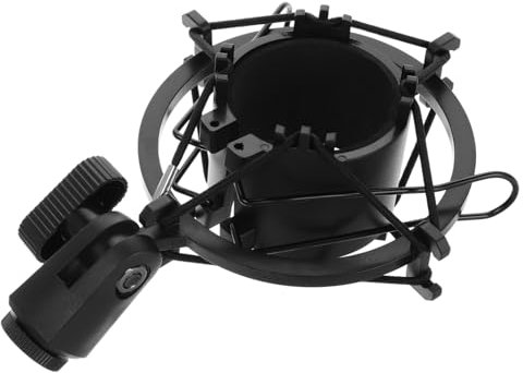 VICASKY Shock Mount Microphone Mic Holder for Recording Live Performances Metal Rack Microphone Clip Arm Use