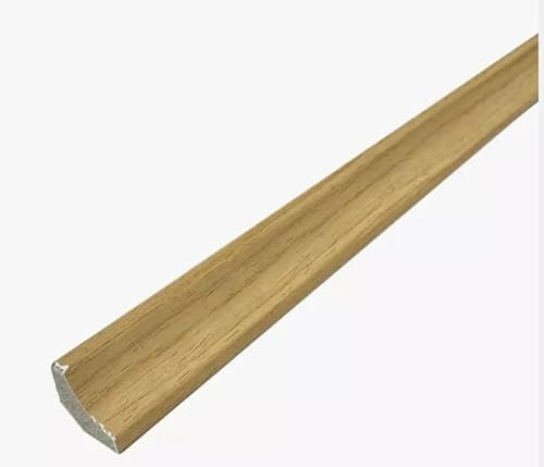 Waterproof Polymer Scotia Beading 2.4m lengths (Pack of 10) 30 Colours (Light Oak)