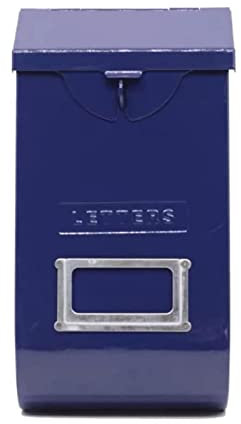 Wall-Mount Mailbox Large Capacity Drop Box Easy to Install Curbside Mailboxes Lockable Wall Mount Post Box Measures 6.1 X 2.4 X 12 Inch Mailbox