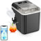 Machine à Glaçons 15kg/24h, Contrôle par Application Mobile, 9 Glaçons en 6-8 Minutes,2 Tailles,Machines à Glaçons Avec Nettoyage Automatique, Machine a Glacons Pour la Maison/Cuisine/Camping/Bar.