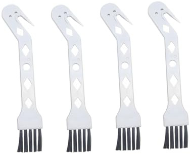 YurMemo Paquete de 2 cepillos de limpieza de mano para aspiradora, cepillo limpiador de robot de barrido, cepillo universal para limpiar el cabello, el pelo de mascotas y el polvo