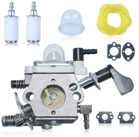 Adefol Carburateur Pour Zenoah G230RC G260RC G270RC Moteurs, Carburateur WT-997 avce Jeu de Joints, Bulle d'huile, Filtre à Carburant, Remplacement Pour Walbro WT-997 WT-664 WT-668