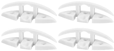 Asixxsix Båtklotsar, 5 i 3 Hål Marinklassad Nylon Uppfällbar Design Hopfällbar Båtklocka, Marindocka med Enkel Installation för Båtfartyg Yacht (Med tillbehör för monteringsskruvar)