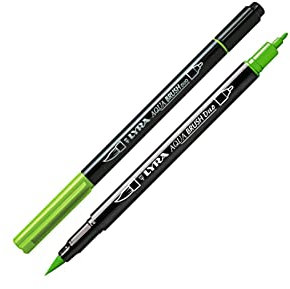 Lyra Aqua Bürste-Duo - 2 in 1 Filzstift, Apple Green