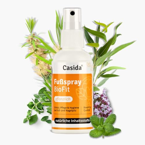 Fußspray BioFit pflanzlich Casida - Spray zum Schutz, Pflege & Hygiene der Füße und Schuhe - 100 ml