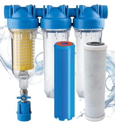 purway® HYDRA Ironmaster 1 Eisenfilter Brunnenwasserfilter Trinkwasser | Für eine zuverlässige Aufbereitung von eisenhaltigem Trinkwasser, reduziert Mangan, Eisen, Schwefelwasserstoff