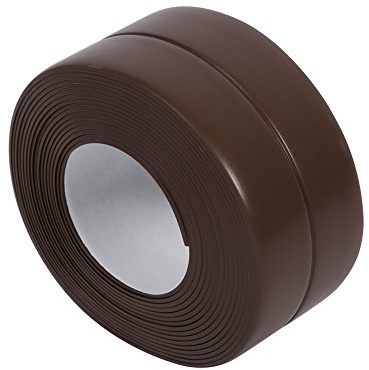 Yosoo Wand-Dichtband, Fugenband für Spüle, Bad, Küche, Waschbecken, Badewanne - selbstklebendes schimmelfestes Versiegelungsmittel aus PVC, 3,2 m Brown(38mm*3.2M)