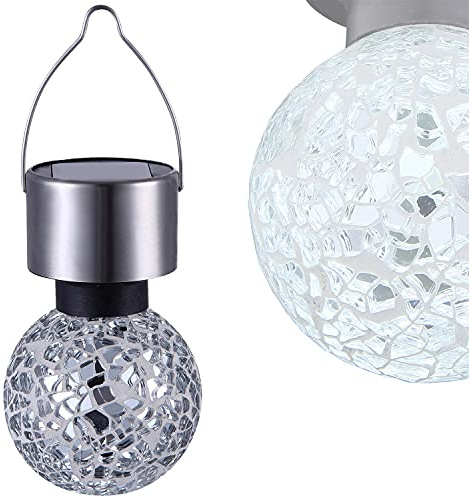 LED Solarleuchte Discokugel Solarlampe Gartenbeleuchtung Hängelampe Baum-Beleuchtung Außenlampe Gartenparty (Dekoleuchte, Gartenleuchte, Außenleuchte, Party-Beleuchtung, Garten-Deko, Hängeleuchte)