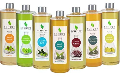 Schupp Basis pflegendes Basis Massageöl | Traubenkern | 500 ml