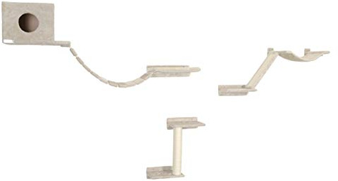 KERBL PET Maxi-Pet Everest 81635 Klättervägg för katt, Beige, 9 stycken