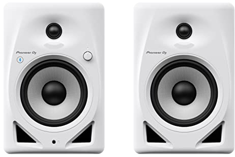 Pioneer DJ DM-50D-BT-W 5 Zoll Desktop-Monitor-System mit Bluetooth® (Weiß)