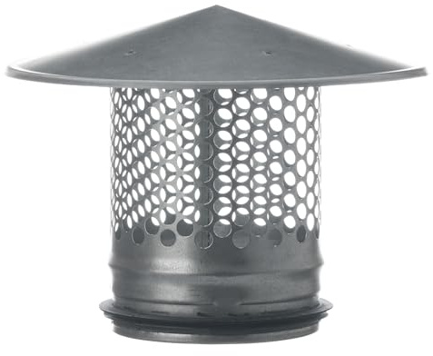 100 mm Capot de Toit Avec Protection Contre les Oiseaux - Conduit Tuyau Chapeau