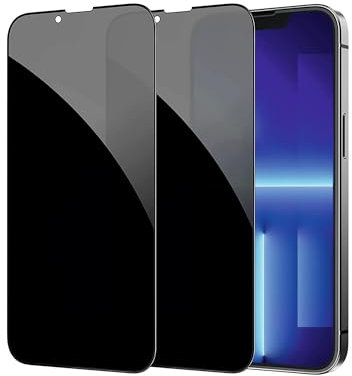Arrivly 2 Stück Panzer Schutz Glas Sichtschutz für iPhone 14 Pro Max Schutzfolie Anti Spähen Privatsphäre Schutzen Folie [Bläschenfrei, Kratzfest] Blickschutzfolie Schutzglas iPhone 14 Pro Max