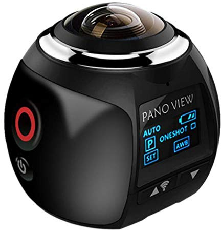 Lodokdre V1 360 Gradi Fotocamera HD 4K Immersioni Impermeabile DV WiFi VR Virtual Reality Camera A.