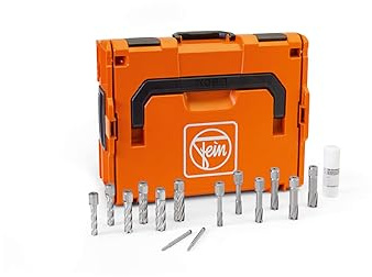 Fein Kernbohrer HSS NOVA 50 (Zubehör für Kernbohrgeräte, HSS-Stahl 64 HRC, inkl. Zentrierstift, Schneidpaste, Werkzeugkoffer) 33901680390