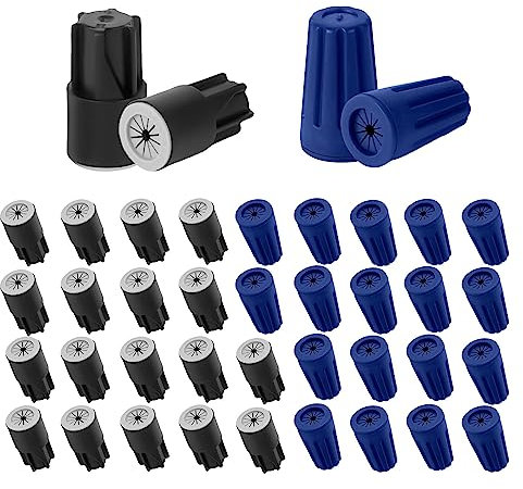 IMCCZONY 40 Conectores de Cable a Prueba de Agua Conectores de Cable EléCtrico para 22AWG-12AWG para VáLvulas de Riego de Luces al Aire Libre