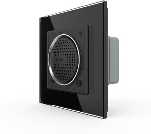 Luxus-Time LIVOLO Bluetooth Lautsprecher Sound Stereo Box Mini Speaker Einbaulautsprecher Wandlautsprecher UP inkl. Glasrahmen