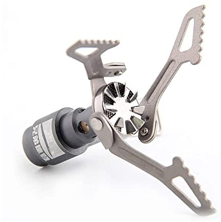 BRS Stove 3000T Poêle à propane ultraléger en titane pour camping, randonnée (uniquement réchaud)