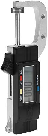 Spessimetro Digitale LCD, Strumento di Misurazione 0-25 Mm con Scatola, per Vari Materiali