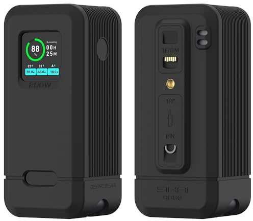 Silikonhülle für Anker Prime Powerbank A1336(200W),2mm Dicke Stoßfeste und Sturzsichere Silikonhülle mit Oleophobe Beschichtung, fasst 1*Simkarten/1*SIM Karte Nadel (Schwarz)