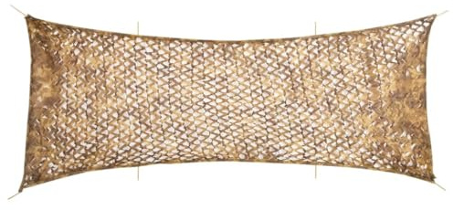 vidaXL Tarnnetz, Camouflage Netz mit Aufbewahrungstasche, Bundeswehr Armee Army Tarnung, Jagd Camping Dekonetz, 721x294cm Sandfarbe
