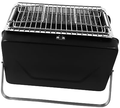 TINEASUR Tragbarer Faltbarer Aktenkoffer-grill Aus Hochwertigem Edelstahl Kompakter Kohlegrill Für Camping Balkon Und Garten Einfach Zu Benutzen Für Picknick Und Outdoor-barbecue