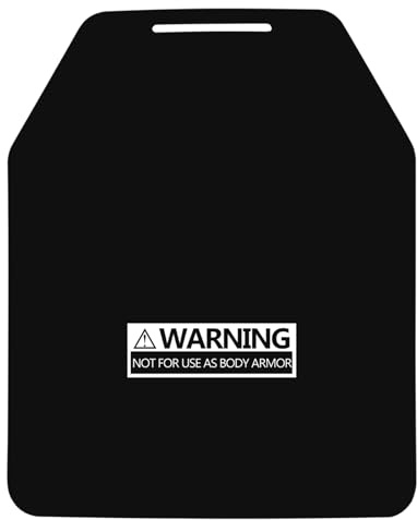 ULIONTAC Piastre curve esagonali tattiche in lega di acciaio, 1,2 kg, per gilet, pesi fissi per allenamento, allenamento in palestra a casa, 30,5 x 25,4 cm (nero)