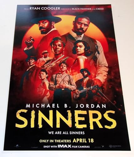 Cleveland Vinyl Sinners Horror 2025 Film #2 Poster 19x13 Ryan Coogler Michael B Jordan