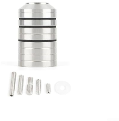Bebykilemi Système de poids d'équilibrage d'arc, kit de stabilisateur en acier inoxydable 280 g avec 4 entretoises de poids réglables pour accessoires d'arc composé (argenté)