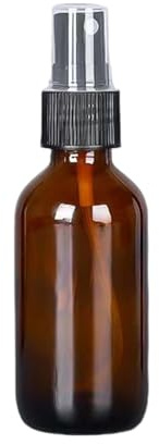 Botella de ámbar multiusos de 15 ml a 500 ml, contenedor de cosméticos de vidrio, con gotero, opción para almacenamiento de líquidos, botella recargable de aceite esencial