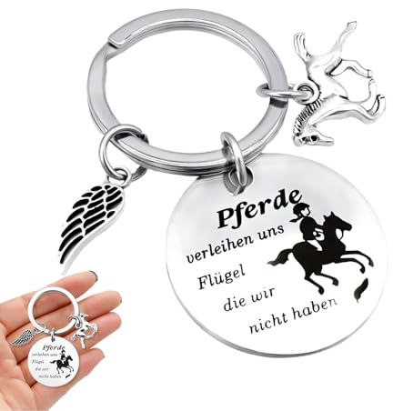 anyts Pferde Mädchen Geschenk Schlüsselanhänger Pferd zubehör, Pferd Für Pferdeliebhaber Pferde Geschenke Für Pferdemädchen Junge Weihnachten Geburtstag Geschenk