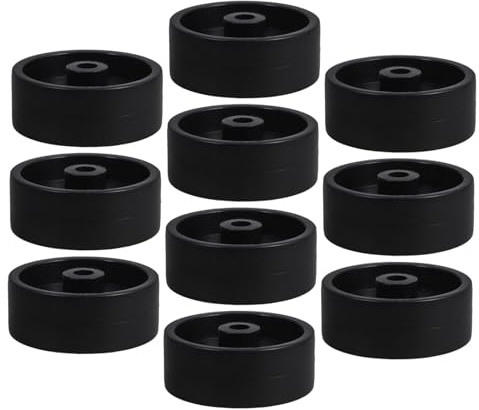 UTHCLO 10 Pezzi Ruote di Ricambio in Plastica per Riscaldatori da Patio Ruote Girevoli Resistenti al Calore per Accessori e Apparecchi Esterni Sostituzione Facile e Sicura