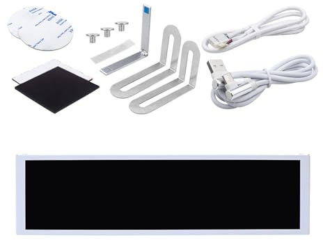 ZYHARUKO Schermo secondario USB da 9,2 pollici tocca il monitor dello schermo per il PC con il monitor del computer della cassa di alluminio della porta dell'editor visivo in tempo reale