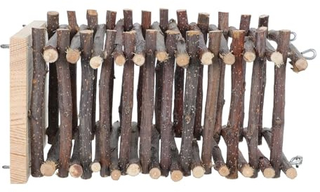 Futtergestell Form Kaninchen Stück Holz Kreative für 1 | Käfig, Passend für Meerschweinchen und Kleine Tiere, Natürliches Design