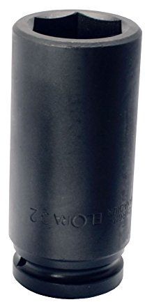 Elora Kraftschraubereinsatz, 3/4 Zoll, extra tief, 6-kant, 38 mm, 791LT-38