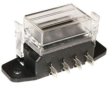 4-Fach ATO / ATC Sicherungshalter mit Deckel