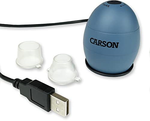 Carson Unisex-Youth Zorb USB Digital Microscope, Blue, 8 Years